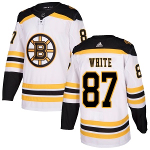 Men's A.J. White Boston Bruins Authentic Away Jersey - White