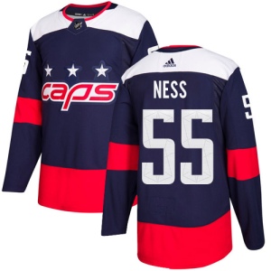 Men's Aaron Ness Washington Capitals Authentic 2018 Stadium Series Jersey - Navy Blue