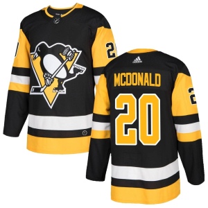 Men's Ab Mcdonald Pittsburgh Penguins Authentic Home Jersey - Black