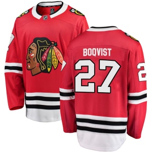 Men's Adam Boqvist Chicago Blackhawks Breakaway Home Jersey - Red