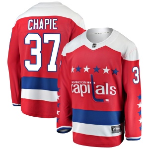 Men's Adam Chapie Washington Capitals Breakaway Alternate Jersey - Red