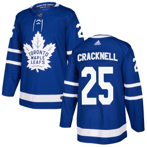 Men's Adam Cracknell Toronto Maple Leafs Authentic Home Jersey - Blue