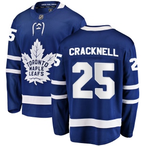 Men's Adam Cracknell Toronto Maple Leafs Breakaway Home Jersey - Blue