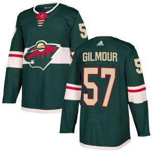 Men's Adam Gilmour Minnesota Wild Authentic Home Jersey - Green