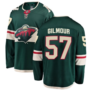 Men's Adam Gilmour Minnesota Wild Breakaway Home Jersey - Green