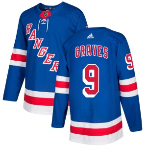 Men's Adam Graves New York Rangers Authentic Jersey - Royal