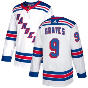 Men's Adam Graves New York Rangers Authentic Jersey - White