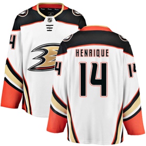 Men's Adam Henrique Anaheim Ducks Authentic Away Jersey - White