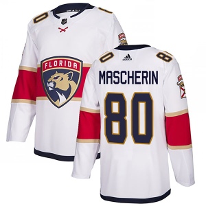 Men's Adam Mascherin Florida Panthers Authentic Away Jersey - White