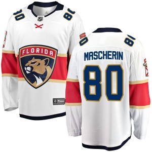 Men's Adam Mascherin Florida Panthers Breakaway Away Jersey - White