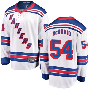 Men's Adam McQuaid New York Rangers Breakaway Away Jersey - White