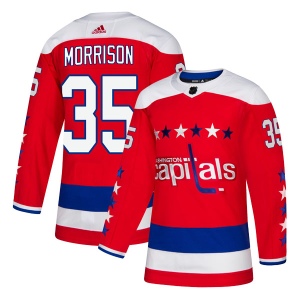 Men's Adam Morrison Washington Capitals Authentic Alternate Jersey - Red