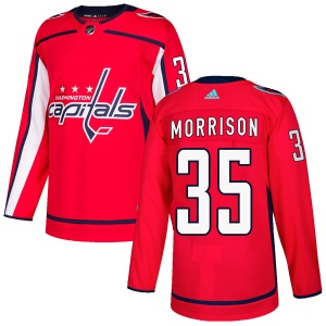 Men's Adam Morrison Washington Capitals Authentic Home Jersey - Red