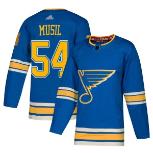 Men's Adam Musil St. Louis Blues Authentic Alternate Jersey - Blue