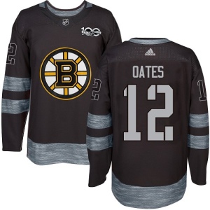 Men's Adam Oates Boston Bruins Authentic 1917-2017 100th Anniversary Jersey - Black