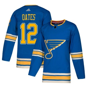 Men's Adam Oates St. Louis Blues Authentic Alternate Jersey - Blue