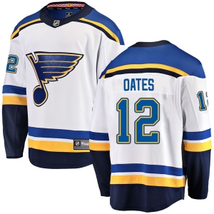 Men's Adam Oates St. Louis Blues Breakaway Away Jersey - White