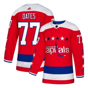 Men's Adam Oates Washington Capitals Authentic Alternate Jersey - Red