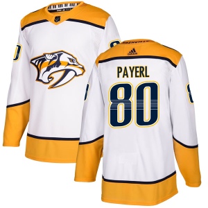 Men's Adam Payerl Nashville Predators Authentic Away Jersey - White