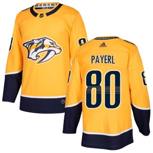 Men's Adam Payerl Nashville Predators Authentic Home Jersey - Gold