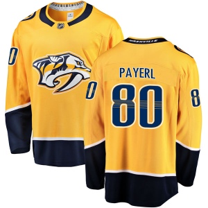 Men's Adam Payerl Nashville Predators Breakaway Home Jersey - Gold