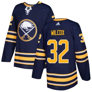 Men's Adam Wilcox Buffalo Sabres Authentic Home Jersey - Navy