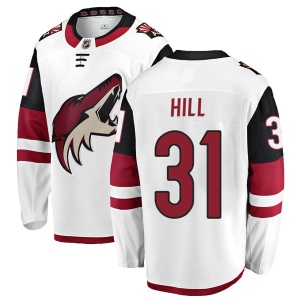 Men's Adin Hill Arizona Coyotes Authentic Away Jersey - White