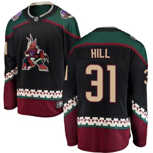 Men's Adin Hill Arizona Coyotes Breakaway Alternate Jersey - Black