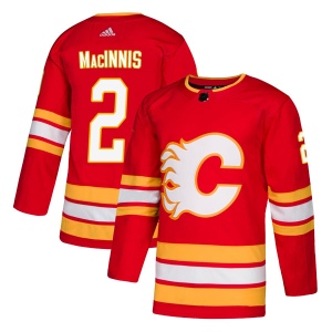 Men's Al MacInnis Calgary Flames Authentic Alternate Jersey - Red