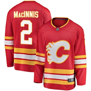 Men's Al MacInnis Calgary Flames Breakaway Alternate Jersey - Red