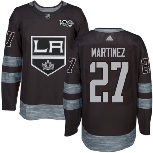 Men's Alec Martinez Los Angeles Kings Authentic 1917-2017 100th Anniversary Jersey - Black