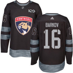 Men's Aleksander Barkov Florida Panthers Authentic 1917-2017 100th Anniversary Jersey - Black