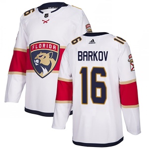 Men's Aleksander Barkov Florida Panthers Authentic Away Jersey - White