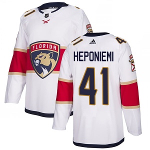 Men's Aleksi Heponiemi Florida Panthers Authentic Away Jersey - White