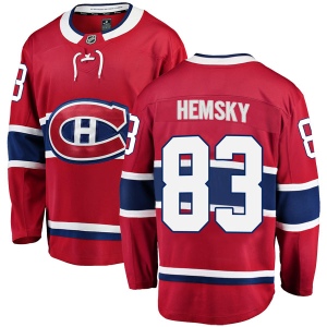 Men's Ales Hemsky Montreal Canadiens Breakaway Home Jersey - Red