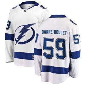 Men's Alex Barre-Boulet Tampa Bay Lightning Breakaway Away Jersey - White