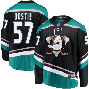 Men's Alex Dostie Anaheim Ducks Breakaway Alternate Jersey - Black