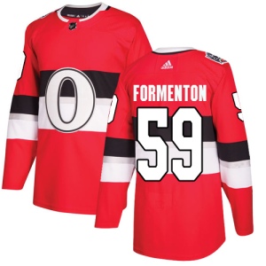 Men's Alex Formenton Ottawa Senators Authentic 2017 100 Classic Jersey - Red