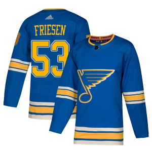 Men's Alex Friesen St. Louis Blues Authentic Alternate Jersey - Blue