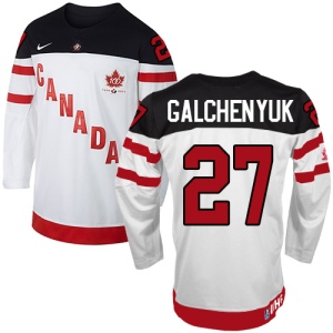 Men's Alex Galchenyuk Team Canada Premier 100th Anniversary Olympic Hockey Jersey - White