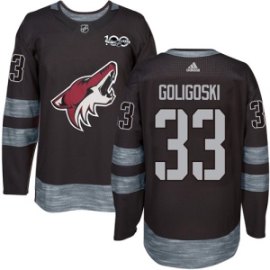 Men's Alex Goligoski Arizona Coyotes Authentic 1917-2017 100th Anniversary Jersey - Black