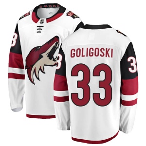 Men's Alex Goligoski Arizona Coyotes Authentic Away Jersey - White