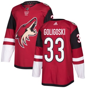 Men's Alex Goligoski Arizona Coyotes Authentic Maroon Jersey