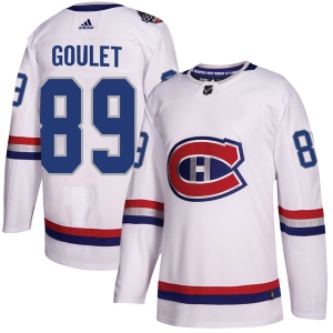 Men's Alex Goulet Montreal Canadiens Authentic 2017 100 Classic Jersey - White