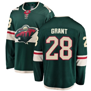 Men's Alex Grant Minnesota Wild Breakaway Home Jersey - Green