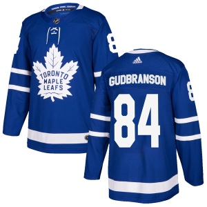 Men's Alex Gudbranson Toronto Maple Leafs Authentic Home Jersey - Blue