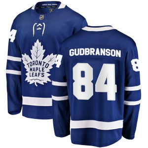 Men's Alex Gudbranson Toronto Maple Leafs Breakaway Home Jersey - Blue