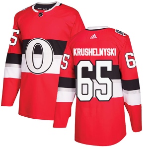 Men's Alex Krushelnyski Ottawa Senators Authentic 2017 100 Classic Jersey - Red