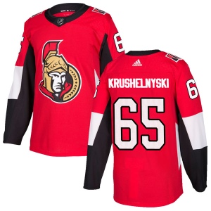 Men's Alex Krushelnyski Ottawa Senators Authentic Home Jersey - Red