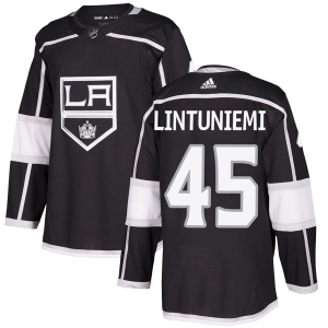 Men's Alex Lintuniemi Los Angeles Kings Authentic Home Jersey - Black